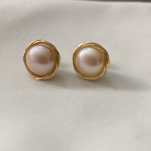 Handmade Pearl Earrings